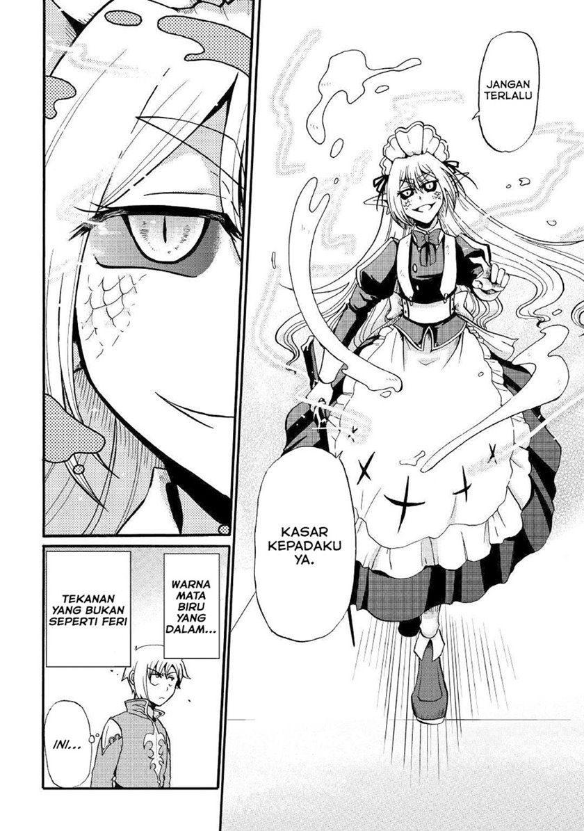 Zensei wa Ken Mikado. Konjou Kuzu Ouji Chapter 14 Bahasa Indonesia