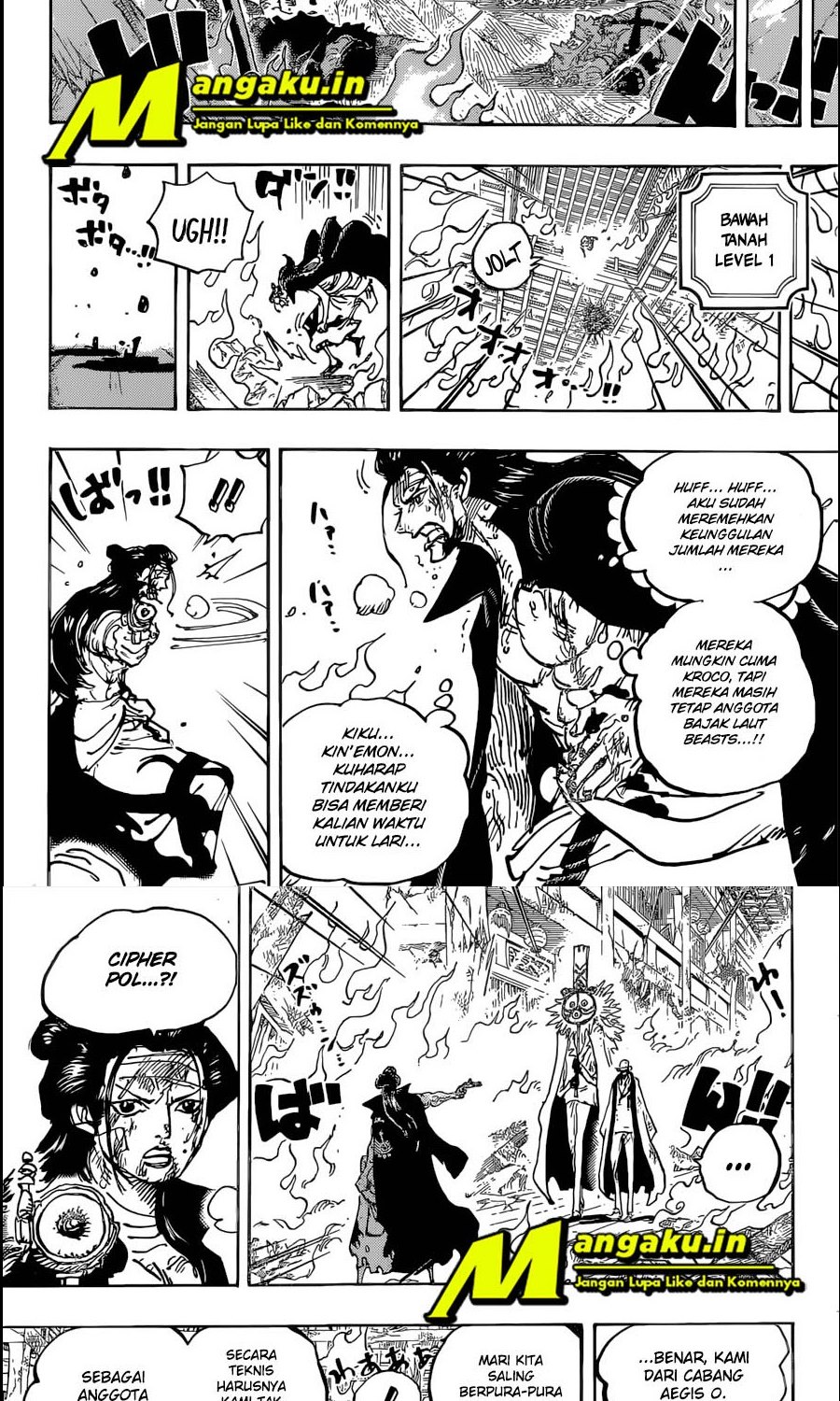 One Piece Chapter 1038 HQ Bahasa Indonesia