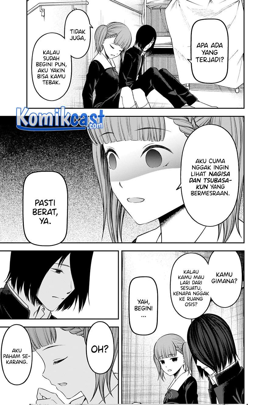 Kaguya-sama wa Kokurasetai – Tensai-tachi no Renai Zunousen Chapter 238 Bahasa Indonesia