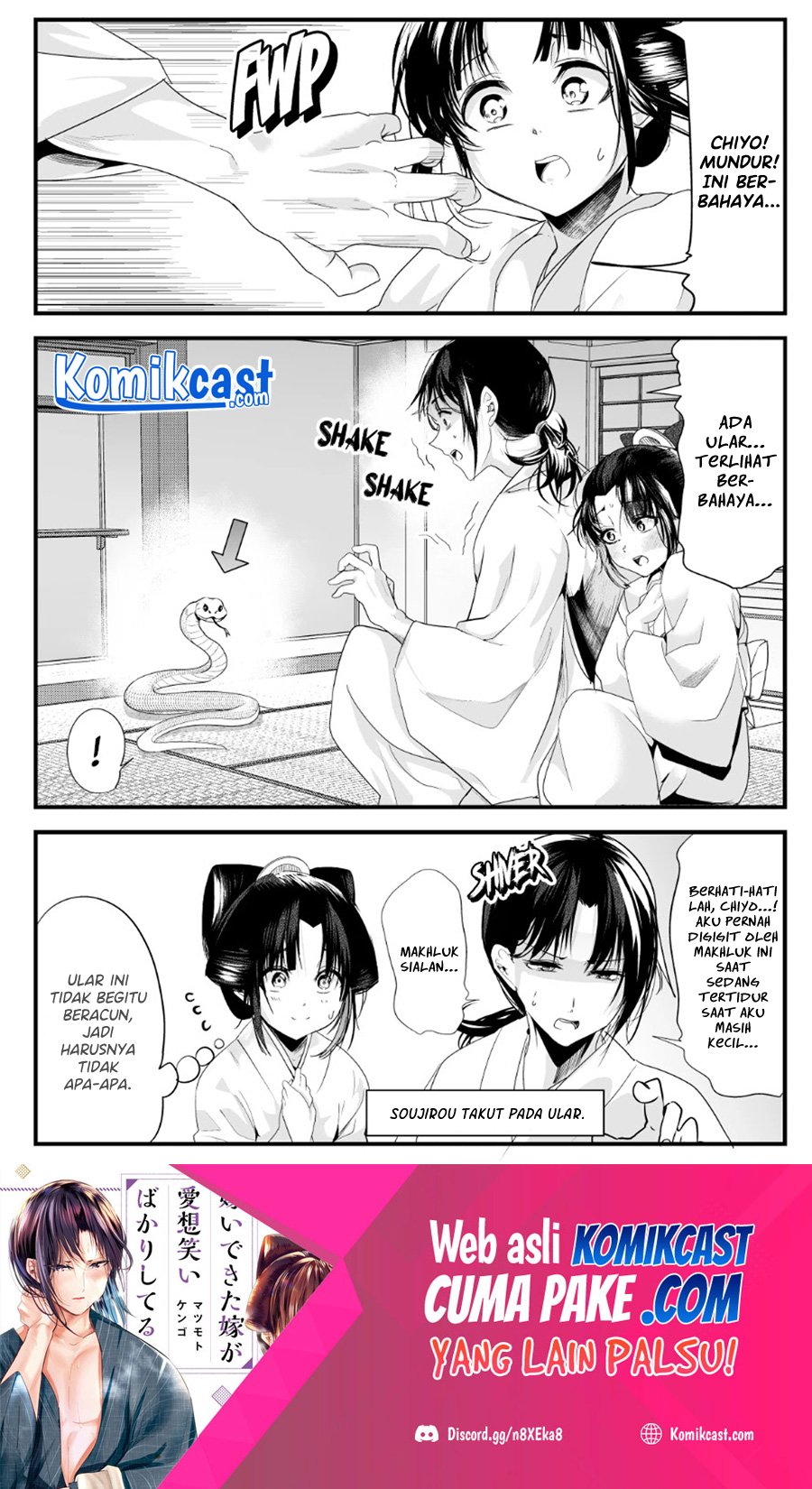 My New Wife Is Forcing Herself to Smile Chapter 61 Bahasa Indonesia