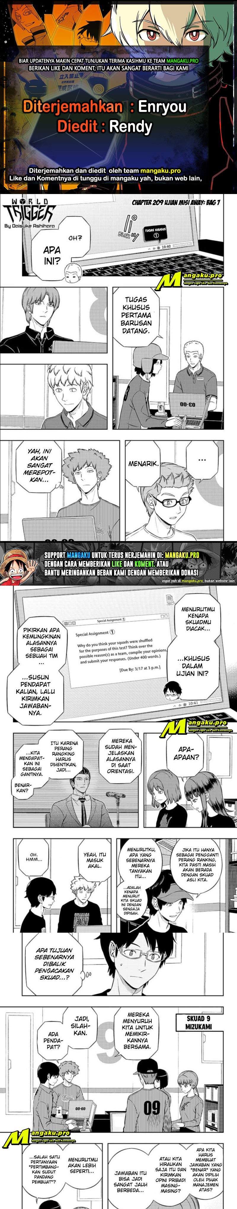 World Trigger Chapter 209 Bahasa Indonesia