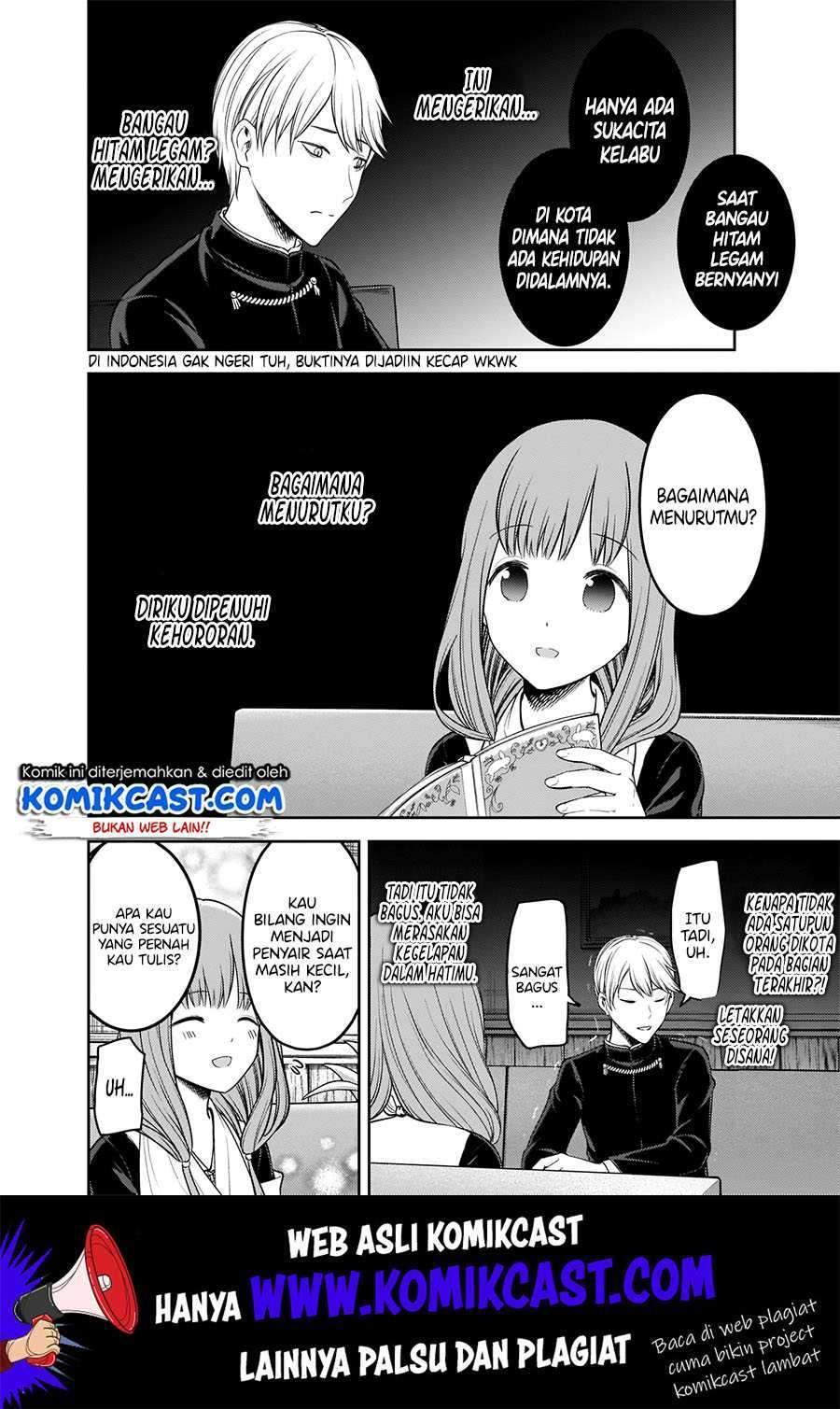 Kaguya-sama wa Kokurasetai – Tensai-tachi no Renai Zunousen Chapter 165 Bahasa Indonesia