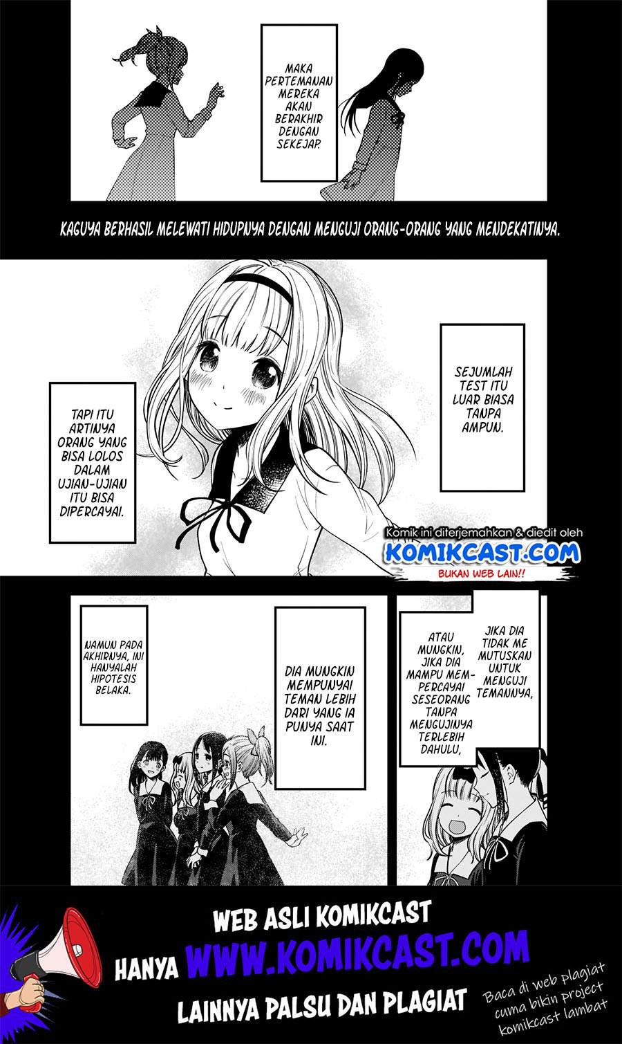 Kaguya-sama wa Kokurasetai – Tensai-tachi no Renai Zunousen Chapter 172 Bahasa Indonesia