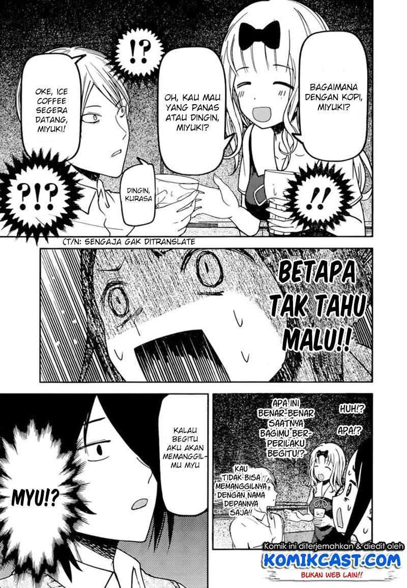 Kaguya-sama wa Kokurasetai – Tensai-tachi no Renai Zunousen Chapter 60 Bahasa Indonesia