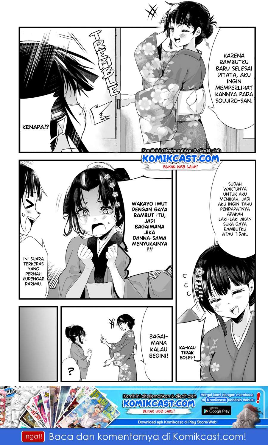 My New Wife Is Forcing Herself to Smile Chapter 27 Bahasa Indonesia