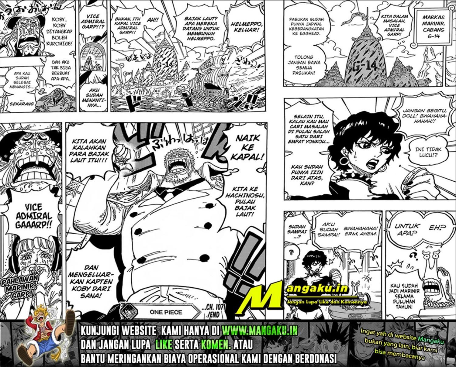 One Piece Chapter 1071 HQ Bahasa Indonesia
