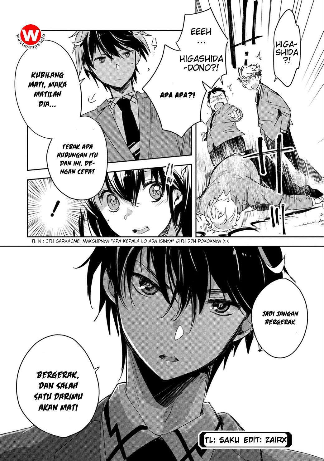 Sokushi Cheat ga Saikyou Sugite Isekai no Yatsura ga Marude Aite ni Naranai n desu ga Chapter 01 Bahasa Indonesia