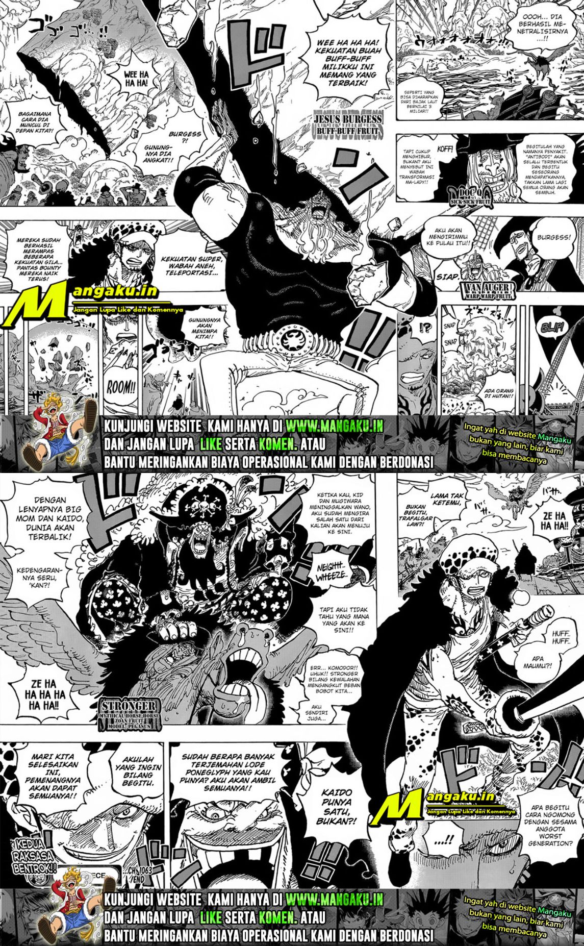One Piece Chapter 1063 HQ Bahasa Indonesia