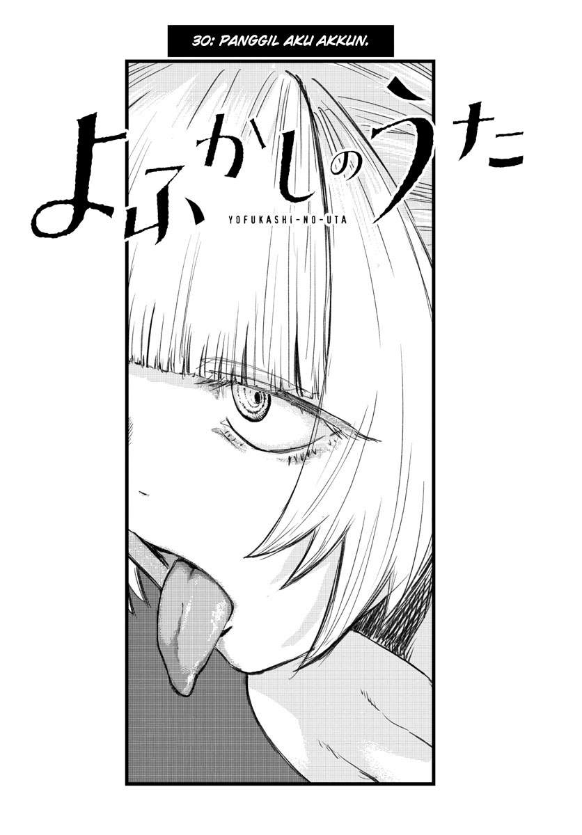 Yofukashi no Uta Chapter 30 Bahasa Indonesia