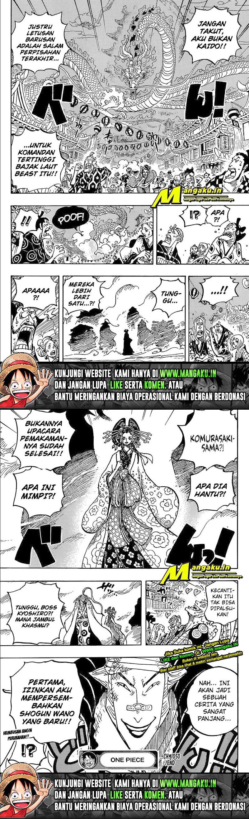 One Piece Chapter 1050 hq Bahasa Indonesia