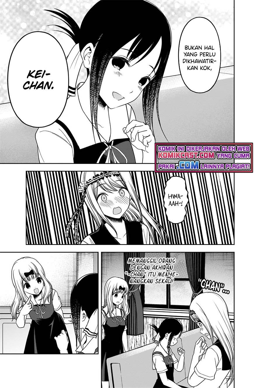 Kaguya-sama wa Kokurasetai – Tensai-tachi no Renai Zunousen Chapter 264 Bahasa Indonesia