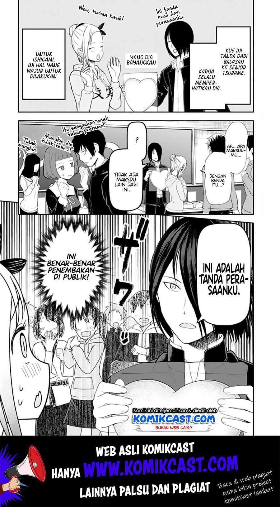 Kaguya-sama wa Kokurasetai – Tensai-tachi no Renai Zunousen Chapter 127 Bahasa Indonesia