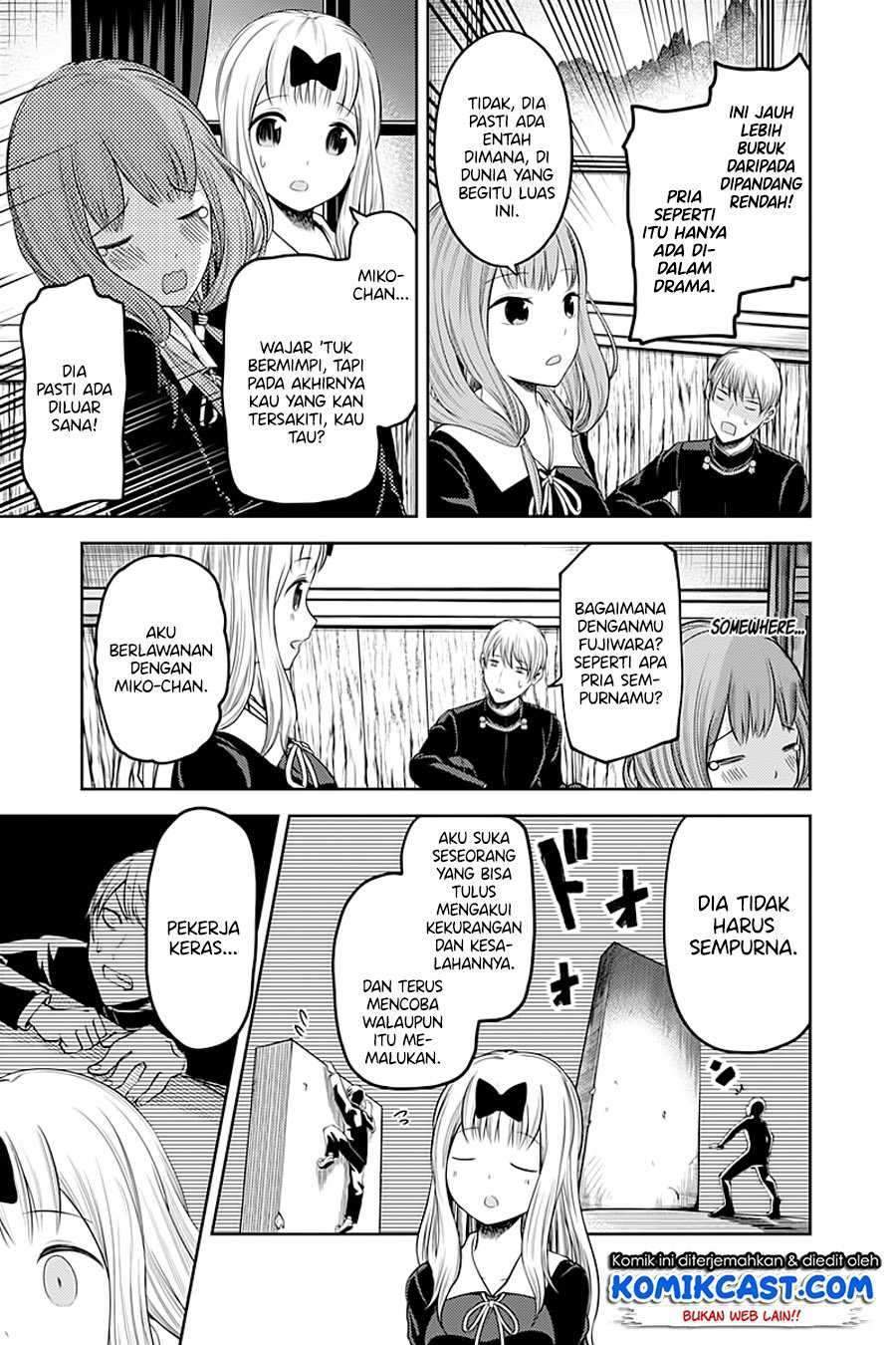 Kaguya-sama wa Kokurasetai – Tensai-tachi no Renai Zunousen Chapter 114 Bahasa Indonesia