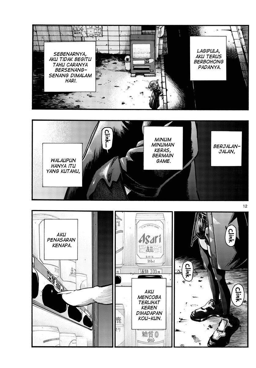 Yofukashi no Uta Chapter 46 Bahasa Indonesia