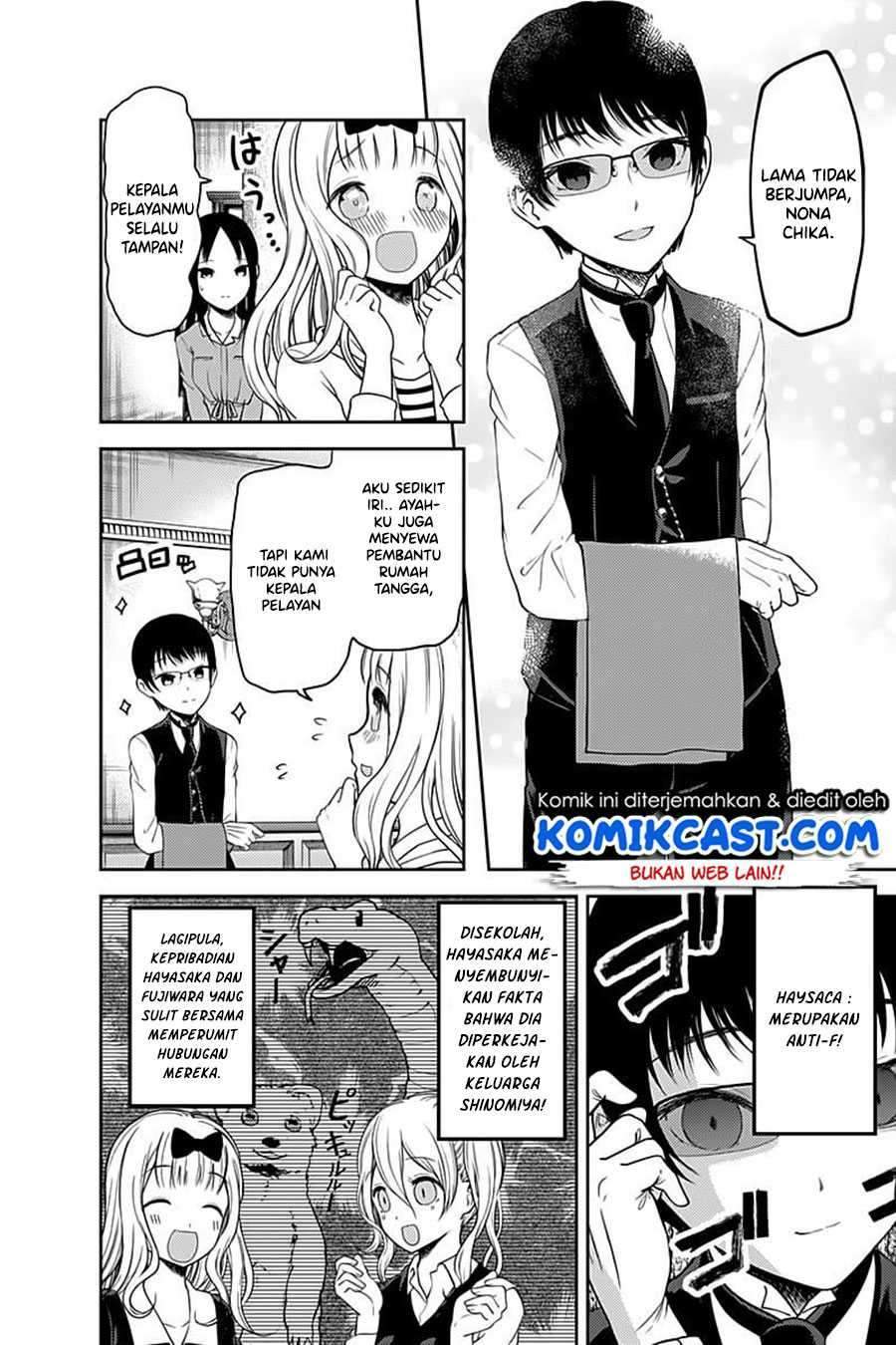 Kaguya-sama wa Kokurasetai – Tensai-tachi no Renai Zunousen Chapter 106 Bahasa Indonesia