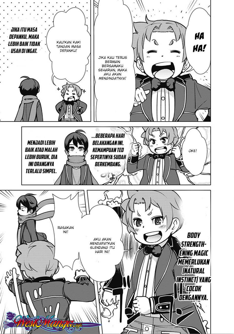 Rettou Me no Tensei Majutsushi Shiitage Rareta Moto Yuusha wa Mirai no Sekai o Yoyuu de Ikinuku Chapter 05 Bahasa Indonesia