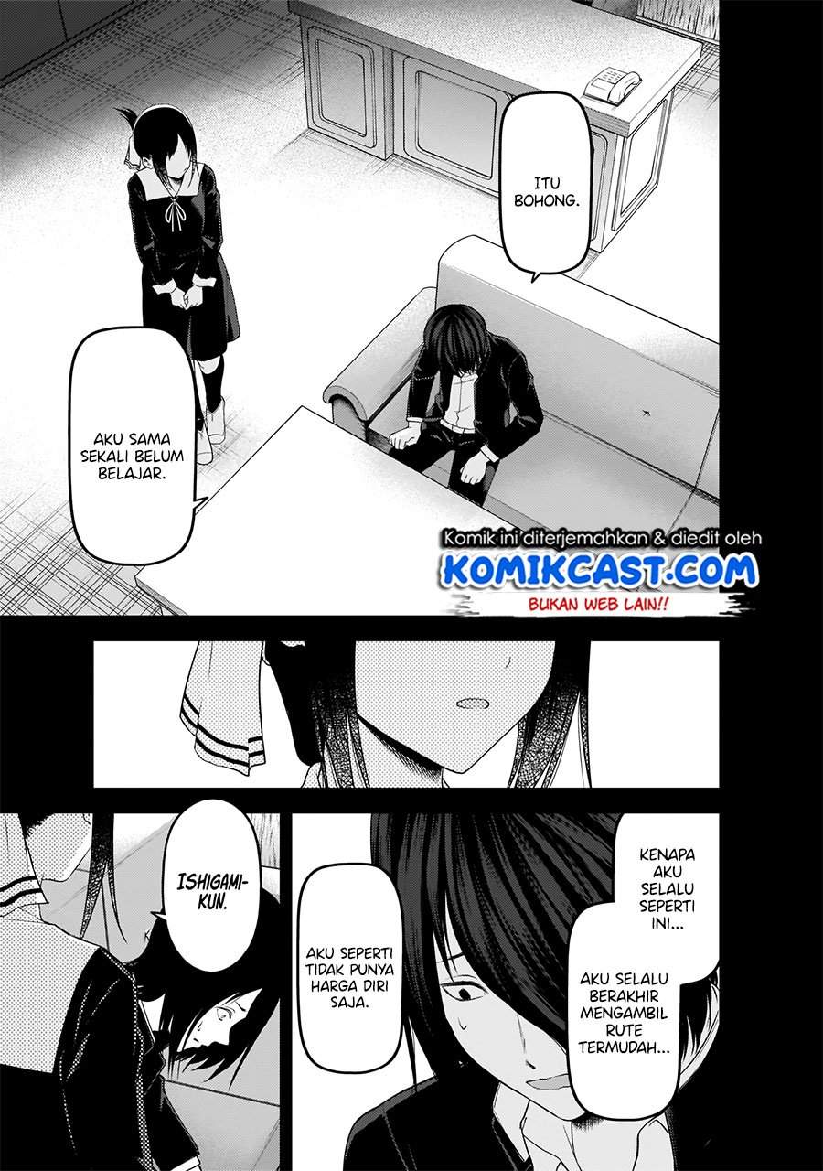 Kaguya-sama wa Kokurasetai – Tensai-tachi no Renai Zunousen Chapter 198 Bahasa Indonesia