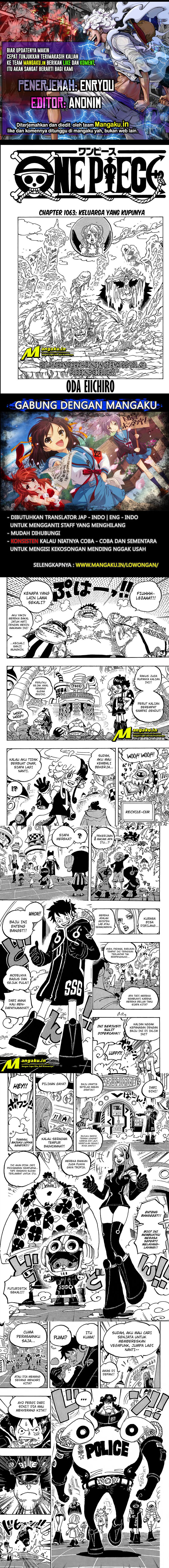 One Piece Chapter 1063 HQ Bahasa Indonesia