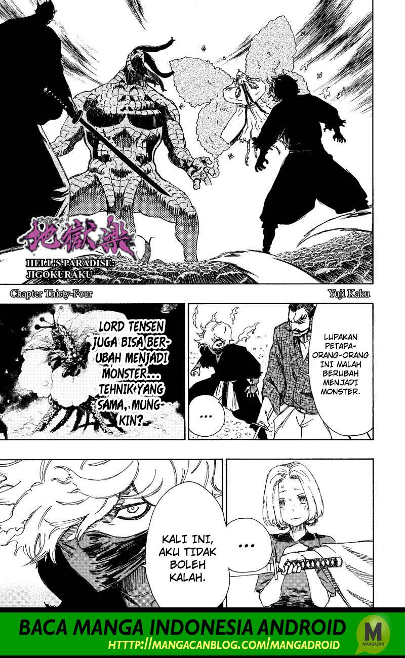 Jigokuraku Chapter 34 Bahasa Indonesia