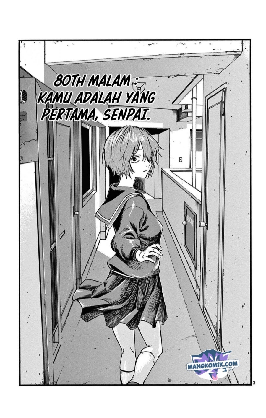 Yofukashi no Uta Chapter 80 Bahasa Indonesia