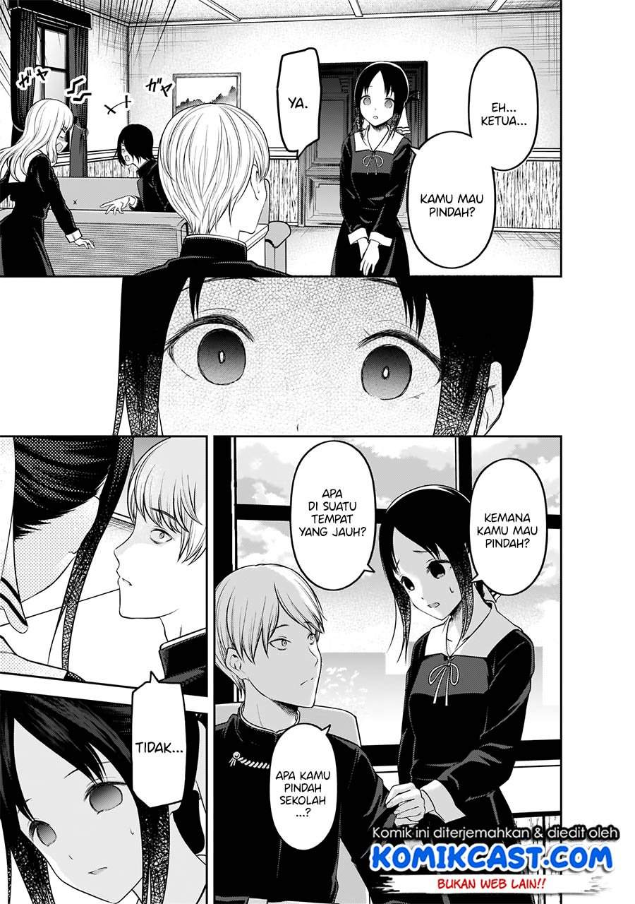 Kaguya-sama wa Kokurasetai – Tensai-tachi no Renai Zunousen Chapter 197 Bahasa Indonesia