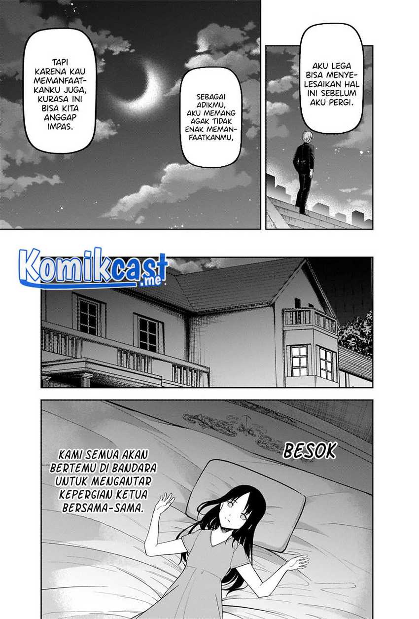 Kaguya-sama wa Kokurasetai – Tensai-tachi no Renai Zunousen Chapter 266 Bahasa Indonesia