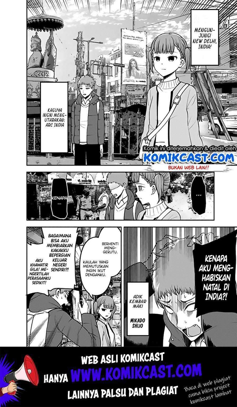 Kaguya-sama wa Kokurasetai – Tensai-tachi no Renai Zunousen Chapter 161 Bahasa Indonesia