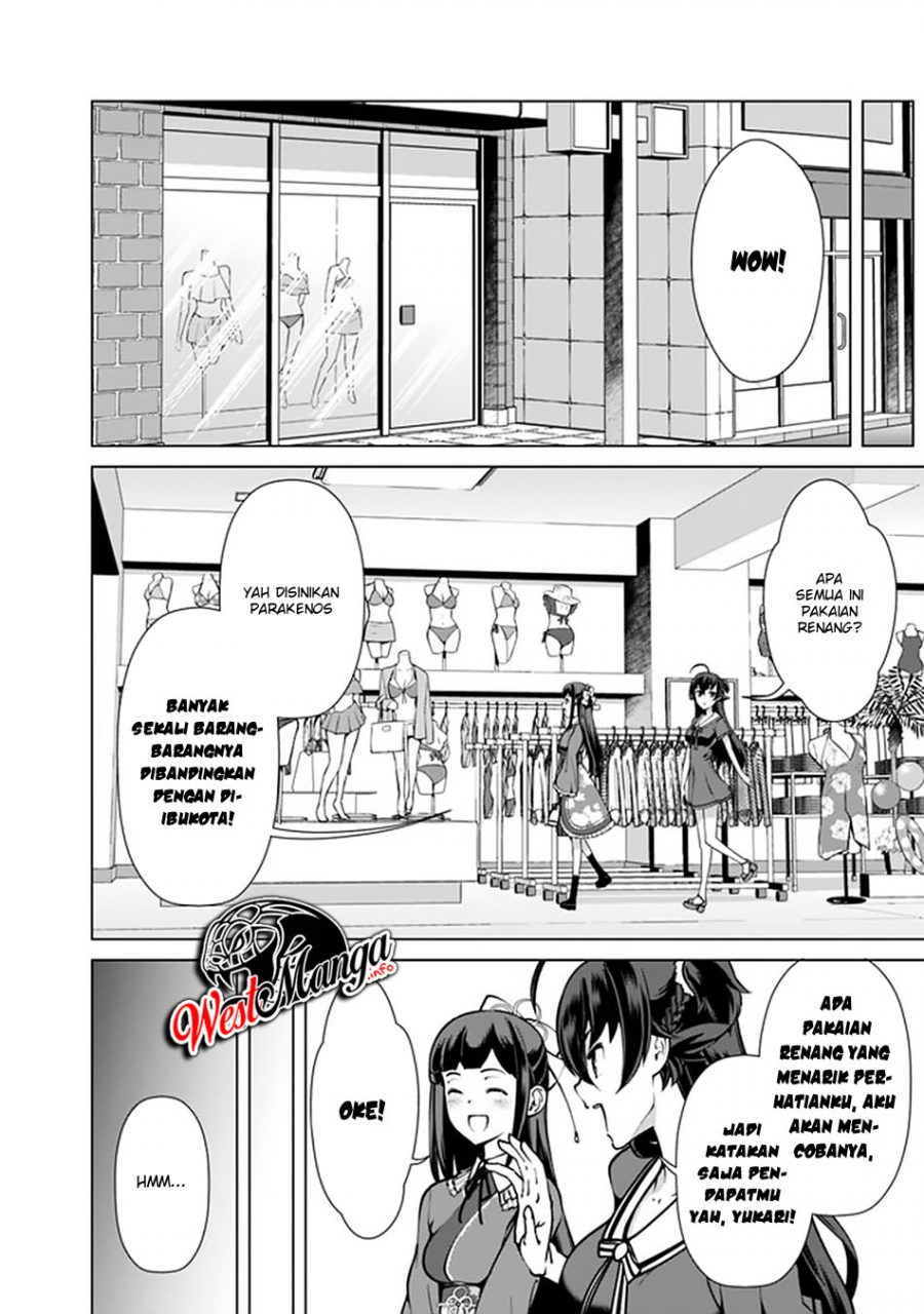 Rettou Me no Tensei Majutsushi Shiitage Rareta Moto Yuusha wa Mirai no Sekai o Yoyuu de Ikinuku Chapter 40 Bahasa Indonesia