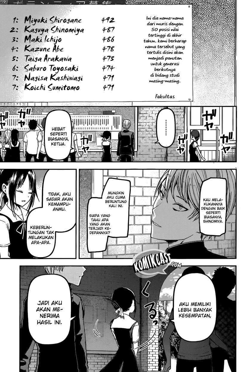 Kaguya-sama wa Kokurasetai – Tensai-tachi no Renai Zunousen Chapter 31 Bahasa Indonesia