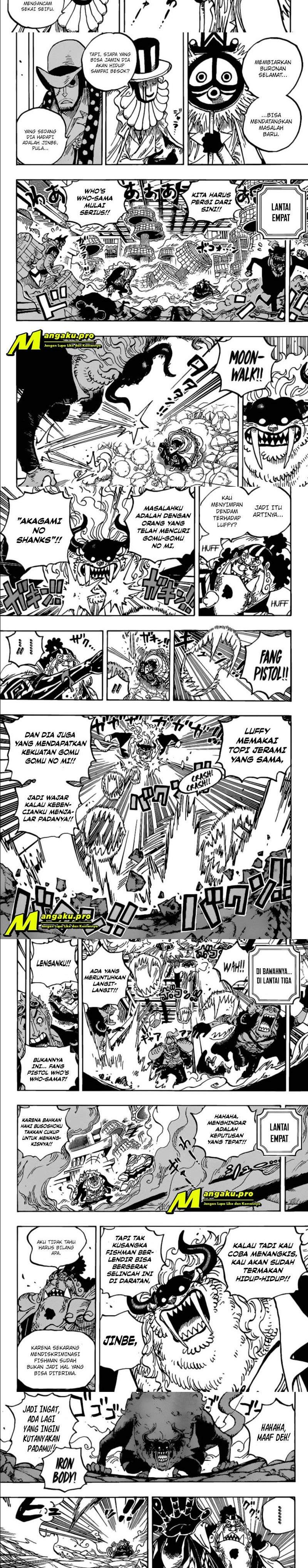 One Piece Chapter 1018 HQ Bahasa Indonesia