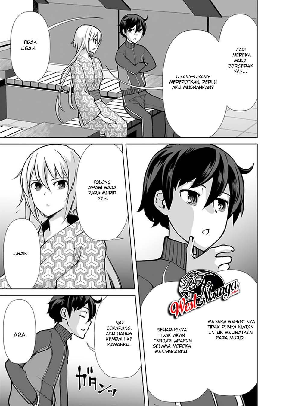 Rettou Me no Tensei Majutsushi Shiitage Rareta Moto Yuusha wa Mirai no Sekai o Yoyuu de Ikinuku Chapter 58 Bahasa Indonesia