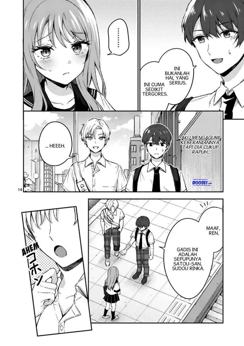 Shiotaiou no Sato-san ga Ore ni dake Amai Chapter 15 Bahasa Indonesia