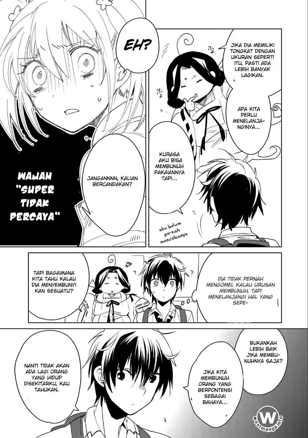 Sokushi Cheat ga Saikyou Sugite Isekai no Yatsura ga Marude Aite ni Naranai n desu ga Chapter 09 Bahasa Indonesia