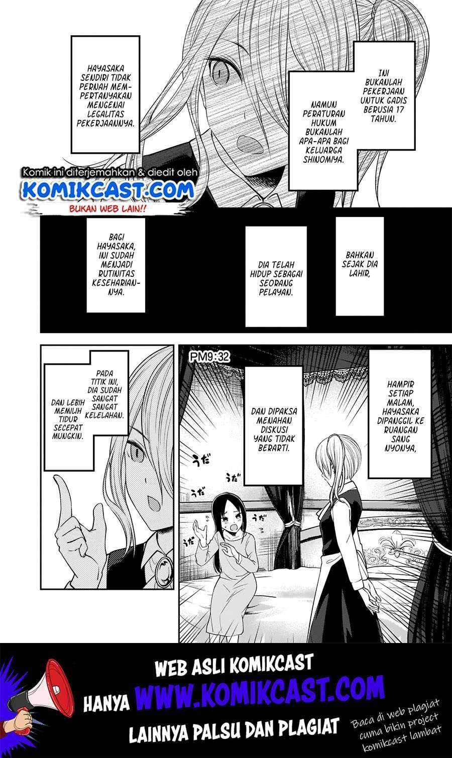 Kaguya-sama wa Kokurasetai – Tensai-tachi no Renai Zunousen Chapter 179 Bahasa Indonesia