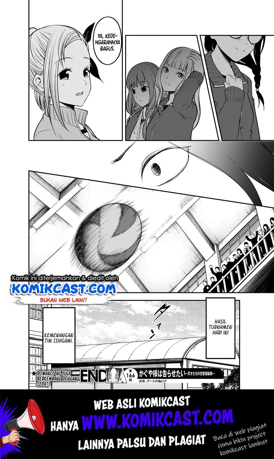 Kaguya-sama wa Kokurasetai – Tensai-tachi no Renai Zunousen Chapter 176 Bahasa Indonesia