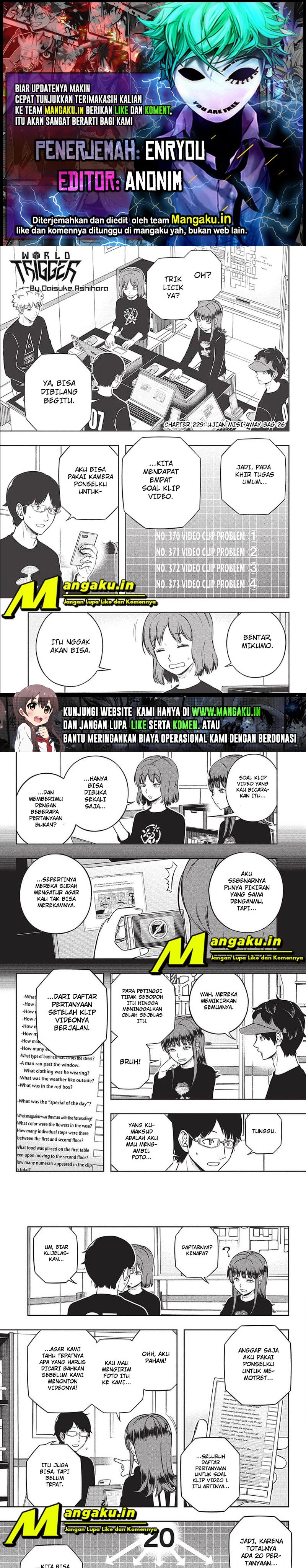 World Trigger Chapter 229 Bahasa Indonesia