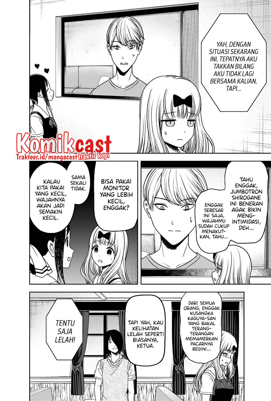 Kaguya-sama wa Kokurasetai – Tensai-tachi no Renai Zunousen Chapter 268 Bahasa Indonesia