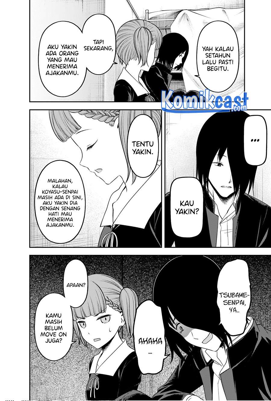 Kaguya-sama wa Kokurasetai – Tensai-tachi no Renai Zunousen Chapter 238 Bahasa Indonesia