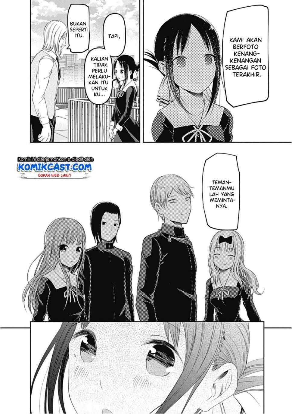 Kaguya-sama wa Kokurasetai – Tensai-tachi no Renai Zunousen Chapter 100 Bahasa Indonesia