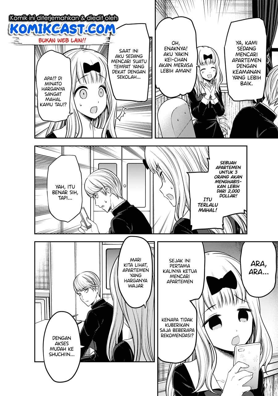 Kaguya-sama wa Kokurasetai – Tensai-tachi no Renai Zunousen Chapter 197 Bahasa Indonesia