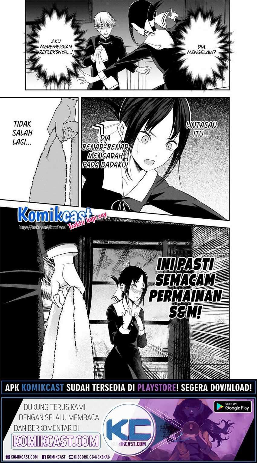 Kaguya-sama wa Kokurasetai – Tensai-tachi no Renai Zunousen Chapter 217 Bahasa Indonesia