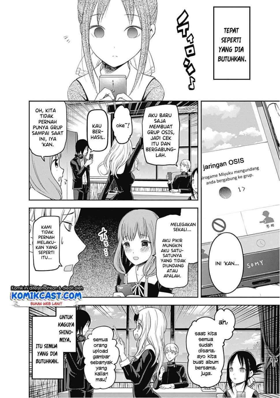 Kaguya-sama wa Kokurasetai – Tensai-tachi no Renai Zunousen Chapter 101 Bahasa Indonesia