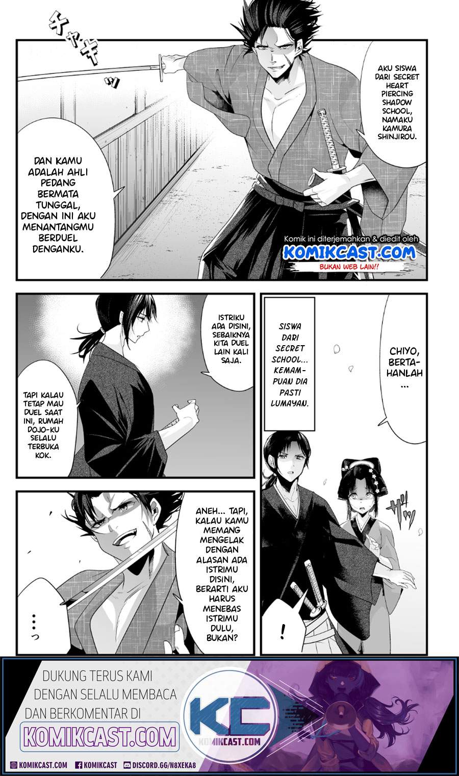 My New Wife Is Forcing Herself to Smile Chapter 08 Bahasa Indonesia