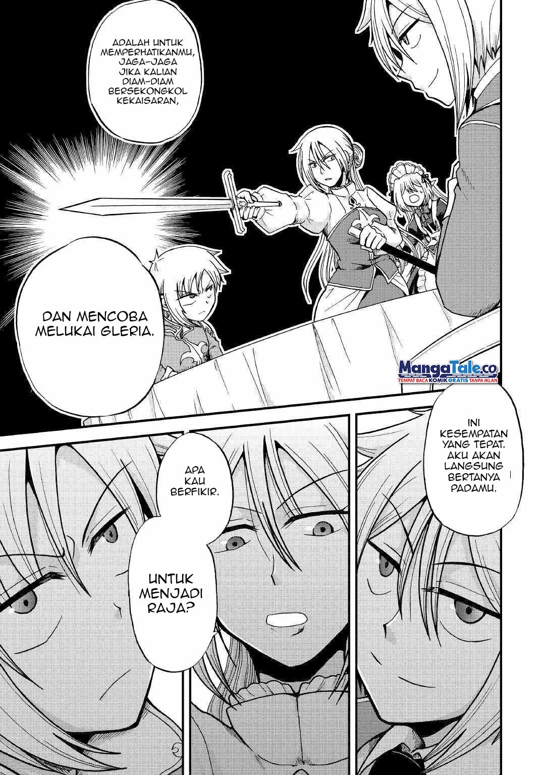 Zensei wa Ken Mikado. Konjou Kuzu Ouji Chapter 27 Bahasa Indonesia