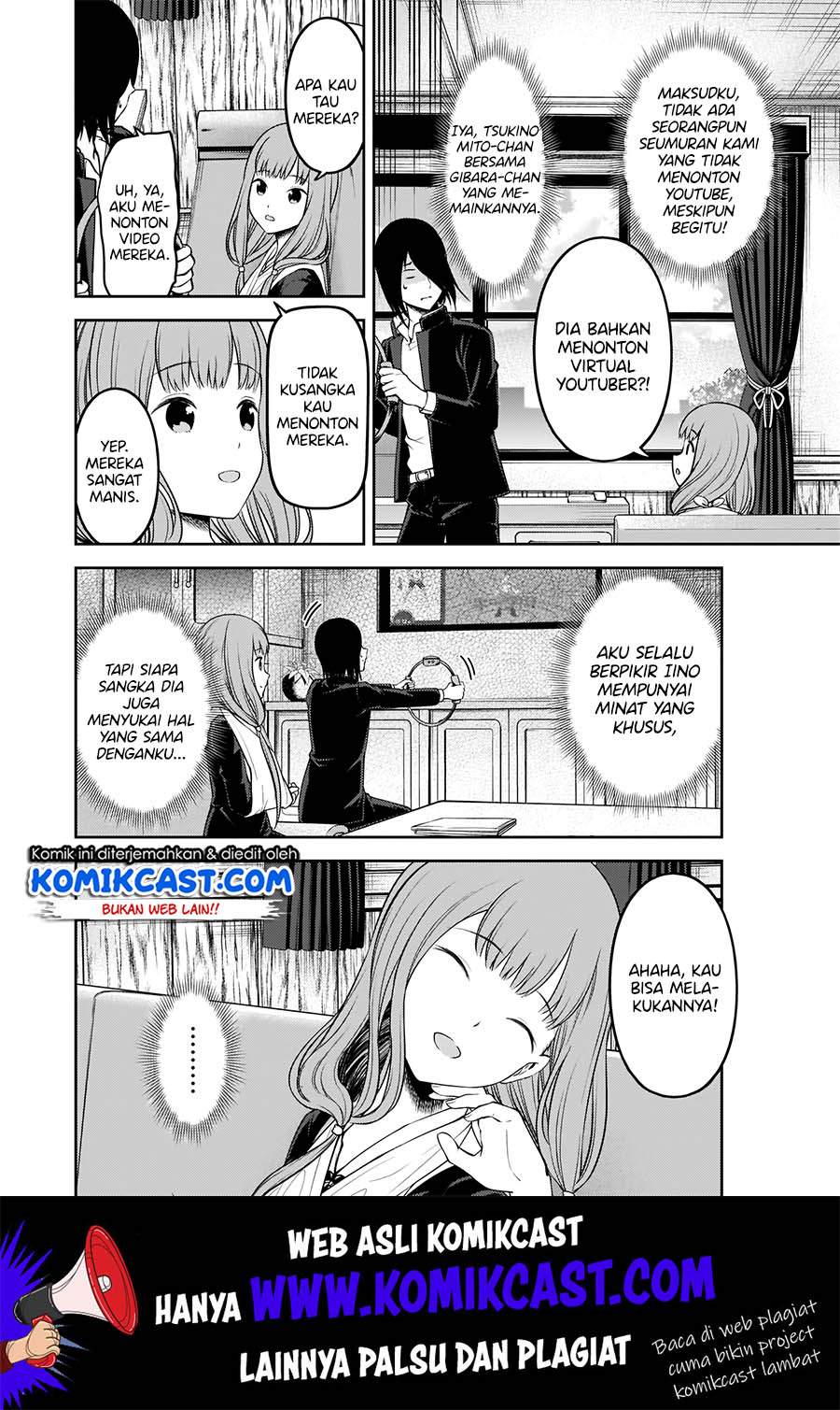 Kaguya-sama wa Kokurasetai – Tensai-tachi no Renai Zunousen Chapter 174 Bahasa Indonesia