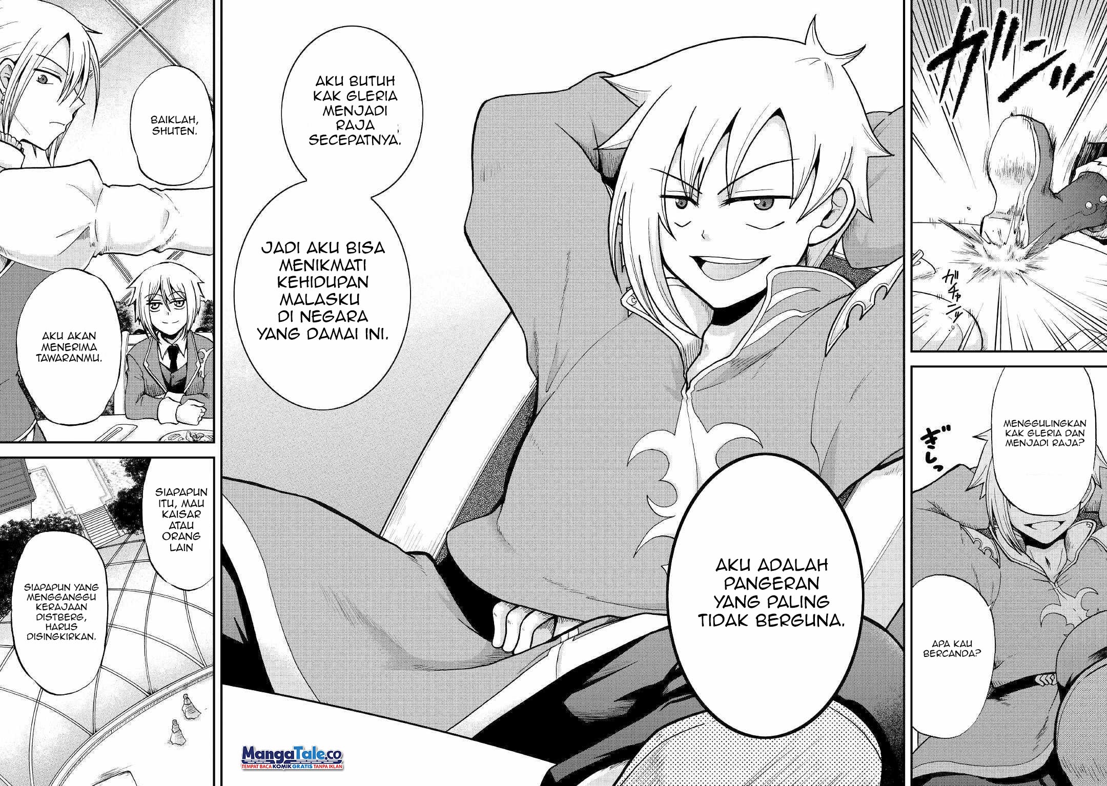 Zensei wa Ken Mikado. Konjou Kuzu Ouji Chapter 27 Bahasa Indonesia