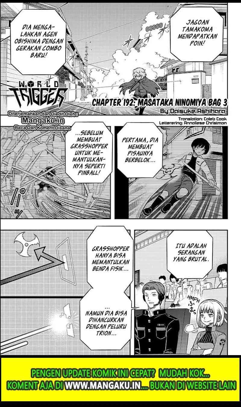 World Trigger Chapter 192 Bahasa Indonesia