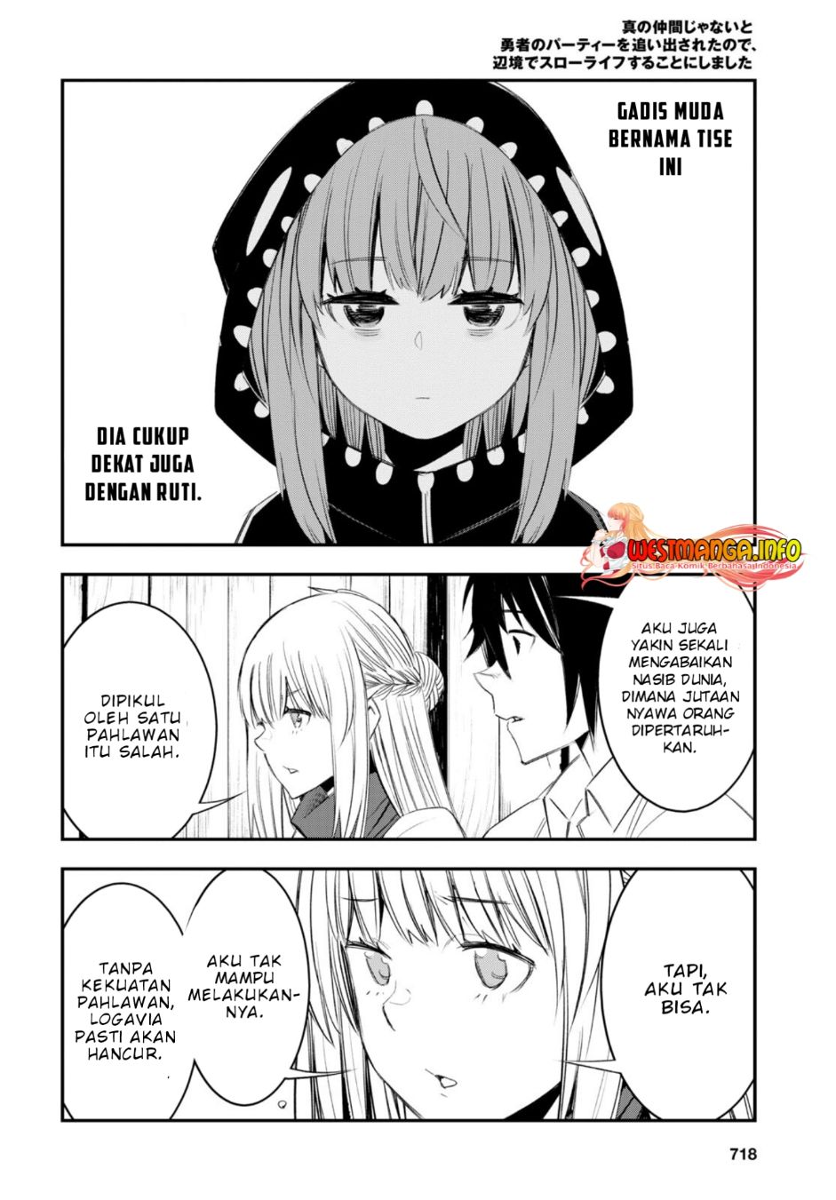 Shin no Nakama Janai to Yuusha no Party o Oidasareta node, Henkyou de Slow Life Suru Koto ni Shimashita (Novel) Chapter 51 Bahasa Indonesia