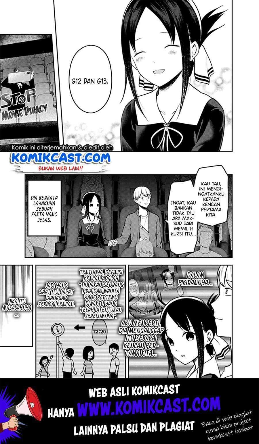 Kaguya-sama wa Kokurasetai – Tensai-tachi no Renai Zunousen Chapter 159 Bahasa Indonesia