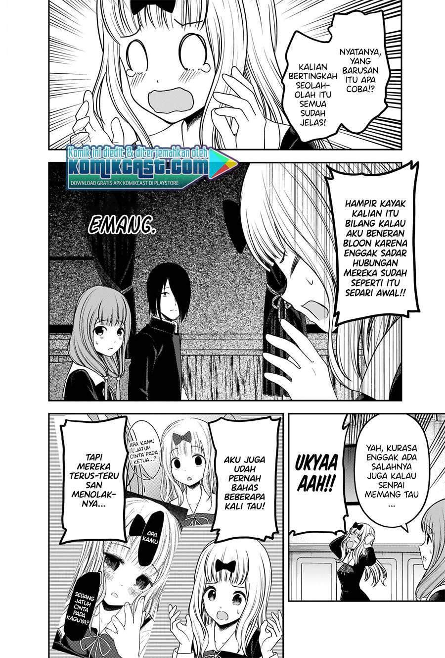 Kaguya-sama wa Kokurasetai – Tensai-tachi no Renai Zunousen Chapter 223 Bahasa Indonesia